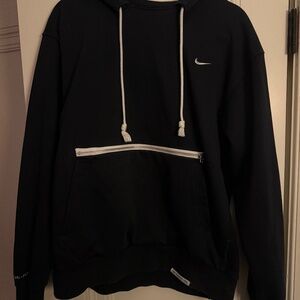 Mens Black Nike Basketball Hoodie - Size Med